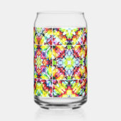 mediterrane Fliesen, alkoholfarbene Fliesen, Majol Dosenglas (Vorderseite)