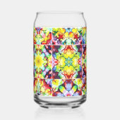 mediterrane Fliesen, alkoholfarbene Fliesen, Majol Dosenglas (Vorderseite)