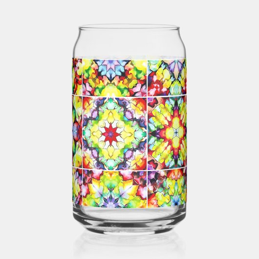 mediterrane Fliesen, alkoholfarbene Fliesen, Majol Dosenglas (Rückseite)