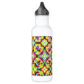 mediterrane Fliesen, alkoholfarbene Fliesen, Majol Edelstahlflasche (Links)