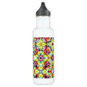 mediterrane Fliesen, alkoholfarbene Fliesen, Majol Edelstahlflasche (Rechts)