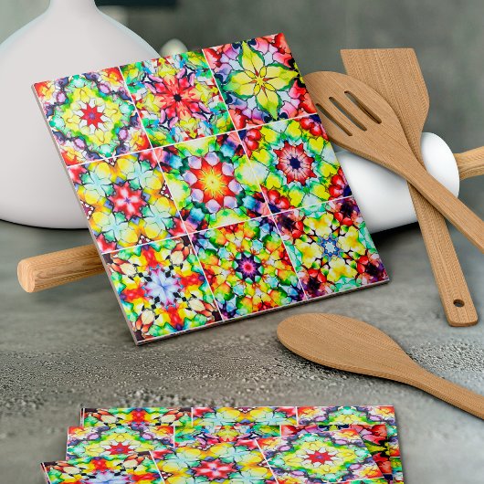 mediterrane Fliesen, alkoholfarbene Fliesen, Majol Fliese