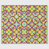 mediterrane Fliesen, alkoholfarbene Fliesen, Majol Geschenkpapier (Flach)