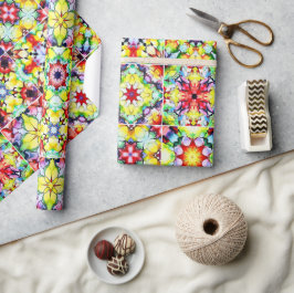 mediterrane Fliesen, alkoholfarbene Fliesen, Majol Geschenkpapier