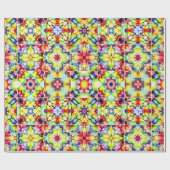 mediterrane Fliesen, alkoholfarbene Fliesen, Majol Geschenkpapier (Flach)