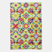 mediterrane Fliesen, alkoholfarbene Fliesen, Majol Geschirrtuch (Vertikal)