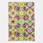 mediterrane Fliesen, alkoholfarbene Fliesen, Majol Geschirrtuch (Vertikal)