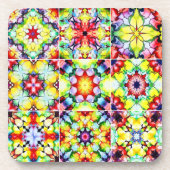 mediterrane Fliesen, alkoholfarbene Fliesen, Majol Getränkeuntersetzer (Vorderseite)