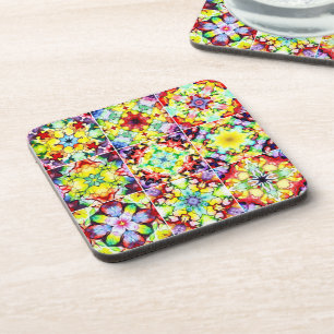 mediterrane Fliesen, alkoholfarbene Fliesen, Majol Getränkeuntersetzer