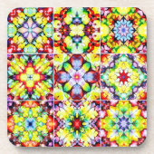 mediterrane Fliesen, alkoholfarbene Fliesen, Majol Getränkeuntersetzer (Vorderseite)