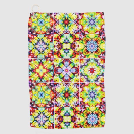 mediterrane Fliesen, alkoholfarbene Fliesen, Majol Golfhandtuch (Vorderseite)