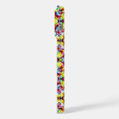 mediterrane Fliesen, alkoholfarbene Fliesen, Majol iPhone Hülle (Linke Seite)