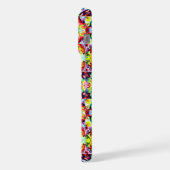 mediterrane Fliesen, alkoholfarbene Fliesen, Majol iPhone Hülle (Linke Seite)