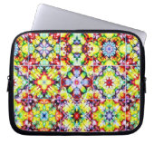 mediterrane Fliesen, alkoholfarbene Fliesen, Majol Laptopschutzhülle (Vorderseite)