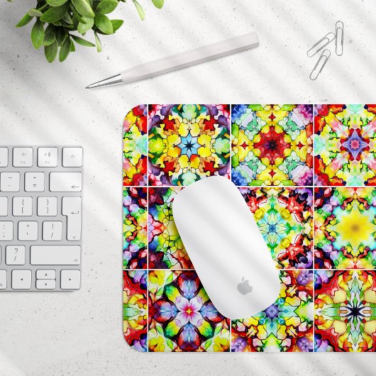 mediterrane Fliesen, alkoholfarbene Fliesen, Majol Mousepad