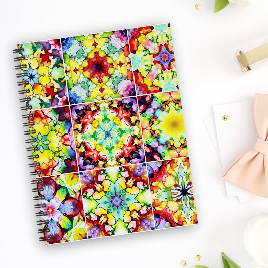 mediterrane Fliesen, alkoholfarbene Fliesen, Majol Notizblock