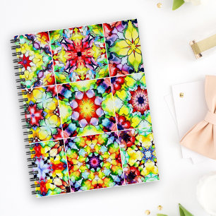 mediterrane Fliesen, alkoholfarbene Fliesen, Majol Notizblock