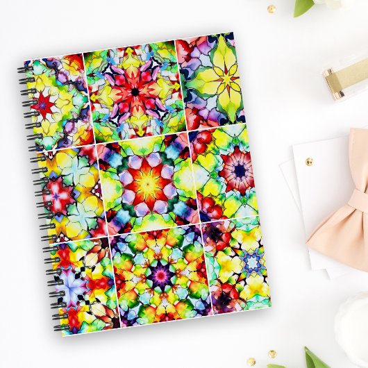 mediterrane Fliesen, alkoholfarbene Fliesen, Majol Notizblock