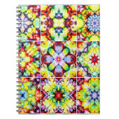 mediterrane Fliesen, alkoholfarbene Fliesen, Majol Notizblock (Vorderseite)