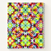 mediterrane Fliesen, alkoholfarbene Fliesen, Majol Notizblock (Rückseite)