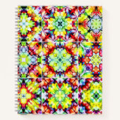 mediterrane Fliesen, alkoholfarbene Fliesen, Majol Notizblock (Vorderseite)