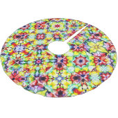 mediterrane Fliesen, alkoholfarbene Fliesen, Majol Polyester Weihnachtsbaumdecke (Schrägansicht)