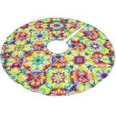 mediterrane Fliesen, alkoholfarbene Fliesen, Majol Polyester Weihnachtsbaumdecke (Schrägansicht)