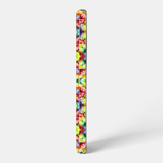 mediterrane Fliesen, alkoholfarbene Fliesen, Majol Samsung Galaxy Hülle (Linke Seite)