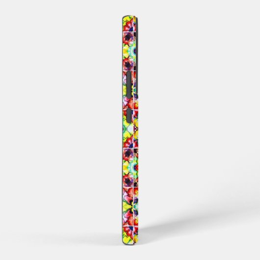 mediterrane Fliesen, alkoholfarbene Fliesen, Majol Samsung Galaxy Hülle (Rechte Seite)