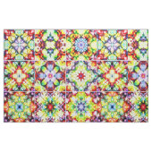 mediterrane Fliesen, alkoholfarbene Fliesen, Majol Stoff (Fat Quarter (45,7 x 55,9 cm))