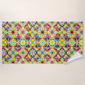 mediterrane Fliesen, alkoholfarbene Fliesen, Majol Strandtuch (Vorderseite)