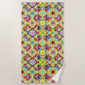 mediterrane Fliesen, alkoholfarbene Fliesen, Majol Strandtuch (Vorderseite)