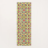 mediterrane Fliesen, alkoholfarbene Fliesen, Majol Yogamatte (Rückseite)