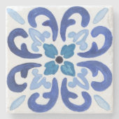 mediterrane Fliesen, Majolika, Cerealien im sizili Steinuntersetzer (Vorderseite)