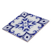 mediterrane Fliesen, Majolika, sizilianisch, Fliese (Seite)