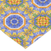 mediterrane Fliesen, Majolika, sizilianisch, Tischdecke (Schrägansicht)