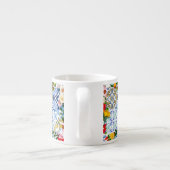 Mediterrane Fliesen, Majolika, sizilianischer Espressotasse (Rückseite)