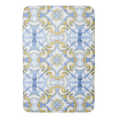 mediterrane Fliesen, Majolika, sizilianischer Stil Badematte (Vorderseite Vertikal)