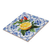 mediterrane Fliesen, Majolika, sizilianischer Stil Fliese (Seite)