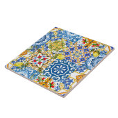 mediterrane Fliesen, Majolika, sizilianischer Stil Fliese (Seite)