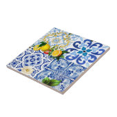 mediterrane Fliesen, Majolika, sizilianischer Stil Fliese (Seite)