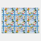 mediterrane Fliesen, Majolika, sizilianischer Stil Geschenkpapier Set (Vorderseite 3)