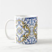 mediterrane Fliesen, Majolika, sizilianischer Stil Kaffeetasse (Links)