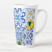 mediterrane Fliesen, Majolika, sizilianischer Stil Milchtasse (Rechts)