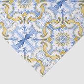 mediterrane Fliesen, Majolika, sizilianischer Stil Seidenpapier (Detail)