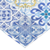 mediterrane Fliesen, Majolika, sizilianischer Stil Tischdecke (Schrägansicht)