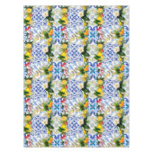 mediterrane Fliesen, Majolika, sizilianischer Stil Tischdecke (Vorderseite)