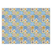 mediterrane Fliesen, Majolika, sizilianischer Stil Tischdecke (Vorderseite (Horizontal))