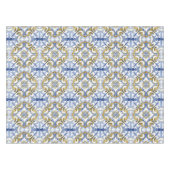 mediterrane Fliesen, Majolika, sizilianischer Stil Tischdecke (Vorderseite (Horizontal))