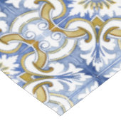 mediterrane Fliesen, Majolika, sizilianischer Stil Tischdecke (Schrägansicht)